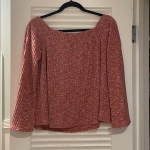 Red off the shoulder top